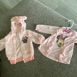 Matching jacket and long sleeve Minnie shirt